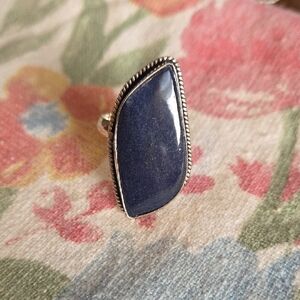 Elegant Blue Stone Ring